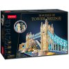 CubicFun 3D puzzle svítící Tower Bridge 222 ks
