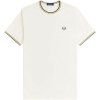 Fred Perry Tričká s krátkym rukávom Fp Twin Tipped T-Shirt Béžová