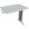 Hobis Pracovný stôl Flex, 80x75,5x60 cm, sivý/kov