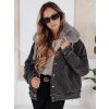 Dámska rifľová bunda FURDENIM Dstreet TY4755 Farba: Šedá - tmavo, Veľkosť: M