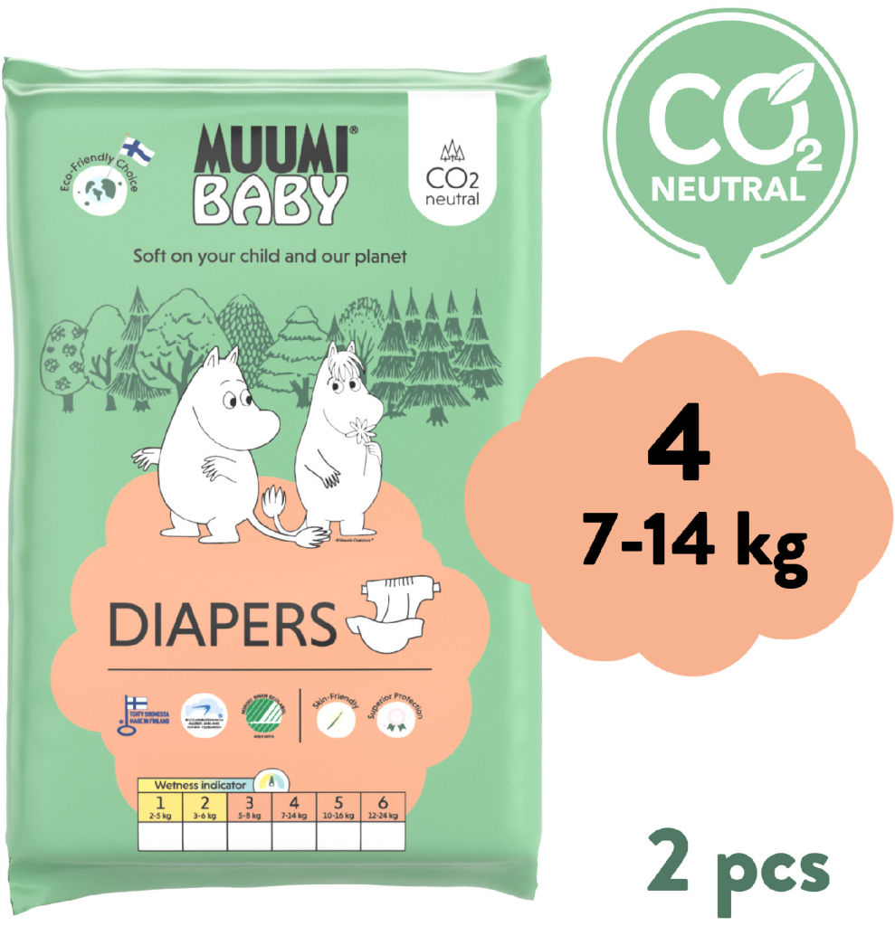 Muumi Baby 4 Maxi 7-14 kg 2 ks