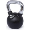 TRINFIT Kettlebell kov / guma s chrom madlem PREMIUM 8 kg