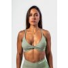 Nebbia Športová podprsenka so strednou podporou TWIST-KNOT 423 - LIGHT GREEN - XS