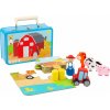SMALL FOOT Puzzle s postavičkami v kufríku - Farma
