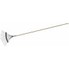 Levior kovové s násadou 160cm drôtené 45