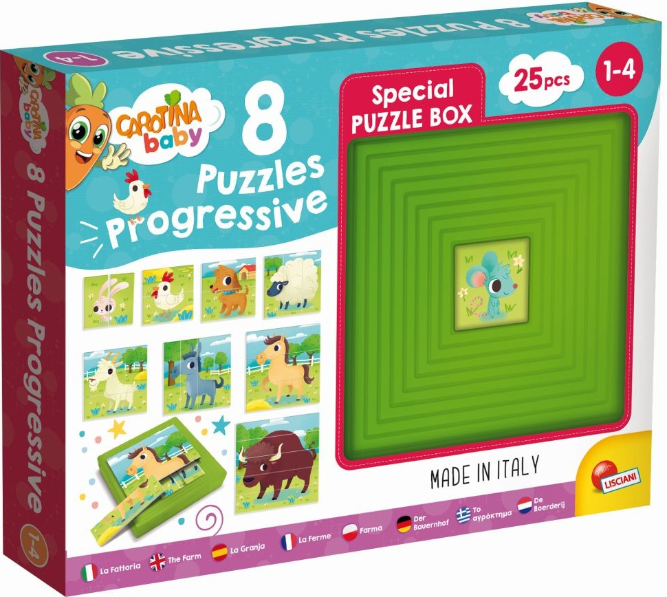 Liscianigioch Carotina Baby 9 Puzzle - Farma