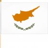 Cyprus vlajka malá (Vlajka Cypru - 100% polyester, rozmery (Š x V) - 45x30cm)
