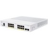 Cisco switch CBS350-16P-E-2G, 16xGbE RJ45, 2xSFP, fanless, PoE+, 120W - REFRESH CBS350-16P-E-2G-EU-RF