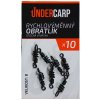 Rýchlovýmenný obratlík otočná vrtvička UnderCarp Veľkosť 8