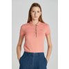 POLOKOŠEĽA GANT CONTRAST COLLAR SS PIQUE POLO PEACHY PINK