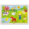 Detské drevené puzzle Viga Farma , 20C40415