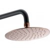 Imex Okruhlá hlavová sprcha § 25 cm čierna matná / ružové zlato RDN002/NOR