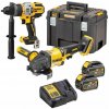 DEWALT KOMPLET COMBO SKRUTKOVAČ DCD999 + BRÚSKA DCG418 2xAKU DCK2016T2T