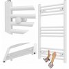 Vodný kúpeľňový radiátor Granitan 322 W 500 x 800 mm biely