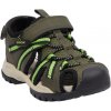 Chlapčenské sandále Geox, J BOREALIS Khaki,Čierna,svetlo zelená 33