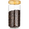 4Home Sklenená dóza na potraviny s viečkom Bamboo Style, 1000 ml, 1000 ml