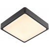 Stropné svietidlo SLV AINOS SQUARE SENSOR Outdoor, nástěnné a stropné LED svietidlo, antracitové, spínač CCT 3000/4000K 1003452