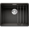Blanco dřez ETAGON 500-F Silgranit PuraDur Black, InFino, kolej.