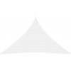 Stínící plachta oxfordská látka trojúhelník 3,5x3,5x4,9 m bílá Bílá 135285