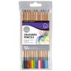 D&R SIMPLY - Sada farebných ceruziek 12 ks