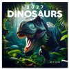 Poznámkový kalendář Dinosauři 2027 - nástěnný kalendář