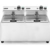 Hendi 207307 Fritéza Mastercook 2x8 l