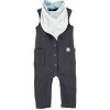 Carter's Set 2dielny overal bez rukávov, podbradník Grey neutrál LBB