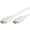 PremiumCord HDMI High Speed ??+ Ethernet kábel, biely, pozlátené konek