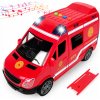 Hasičské auto so SVETLOM a ZVUKOM Hasičský zbor Auto s POHONOM