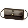 Dámska hnedá kožená crossbody kabelka Florence 72 20 x 10 x 6 cm