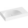 Umývadlo Ravak Lite 80x45 cm bez otvoru pre batériu, bez prepadu XJXP1380001
