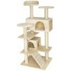 Škrabadlo pre mačky, drápik, preliezačka - veľkosť XL béžová, 50x50x140cm.