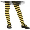 Detské pančuchy čierno-žlté 7-12 rokov