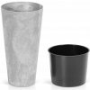 Kvetináč plast sivý Prosperplast 25 cm x 25 x 47,6 cm