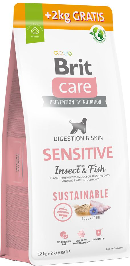 Brit Care Sustainable Sensitive Insect & Fish 14 kg