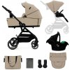 Kočík Kinderkraft Yoxi 3in1 Sand Beige