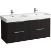 Laufen Základná skrinka pod umývadlo 126 cm, tmavohnedý jilm H4025141102631