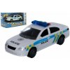 TEDDIES policajné auto na zotrvačník so zvukom a svetlom 15 cm