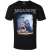 Tričko metal ROCK OFF Megadeth Countdown Hourglass Čierna