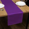 Biante Saténový behúň na stôl polyesterový Satén LUX-044 Žiarivo fialový 35x120 cm