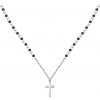 Morellato Pánsky oceľový náhrdelník s krížikom cross SKR66