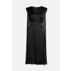 ŠATY KARL LAGERFELD MIDI CEREMONY CAPE DRESS BLACK