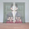 Sablio Záclony Money heist Profesor a jeho tím Zelená: 2ks 150x250cm