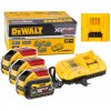 Sada 3x DCB547 9Ah + DCB118 DCB118X3 DeWALT XR