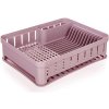 BANQUET Odkvapkávač na riad myKITCHEN Color 40 × 31 × 12 cm, plastový, ružový