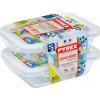 Sada sklenených dóz s viečkom PYREX 2x800ml