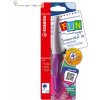 STABILO Fun - ergonomické atramentové guličkové pero - vymazateľný modrý atrament - levanduľová / pastelovofialová