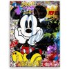 Maľovanie podľa čísel - Mickey Mouse 02 - 60x80 cm, bez dřevěného rámu - výroba CZ