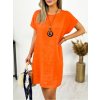 Fashionweek dámske šaty s príveskom It-lobos oranžový
