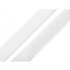 Suchý zips háčik + plyš samolepiaci šírka 20 mm biela 25m